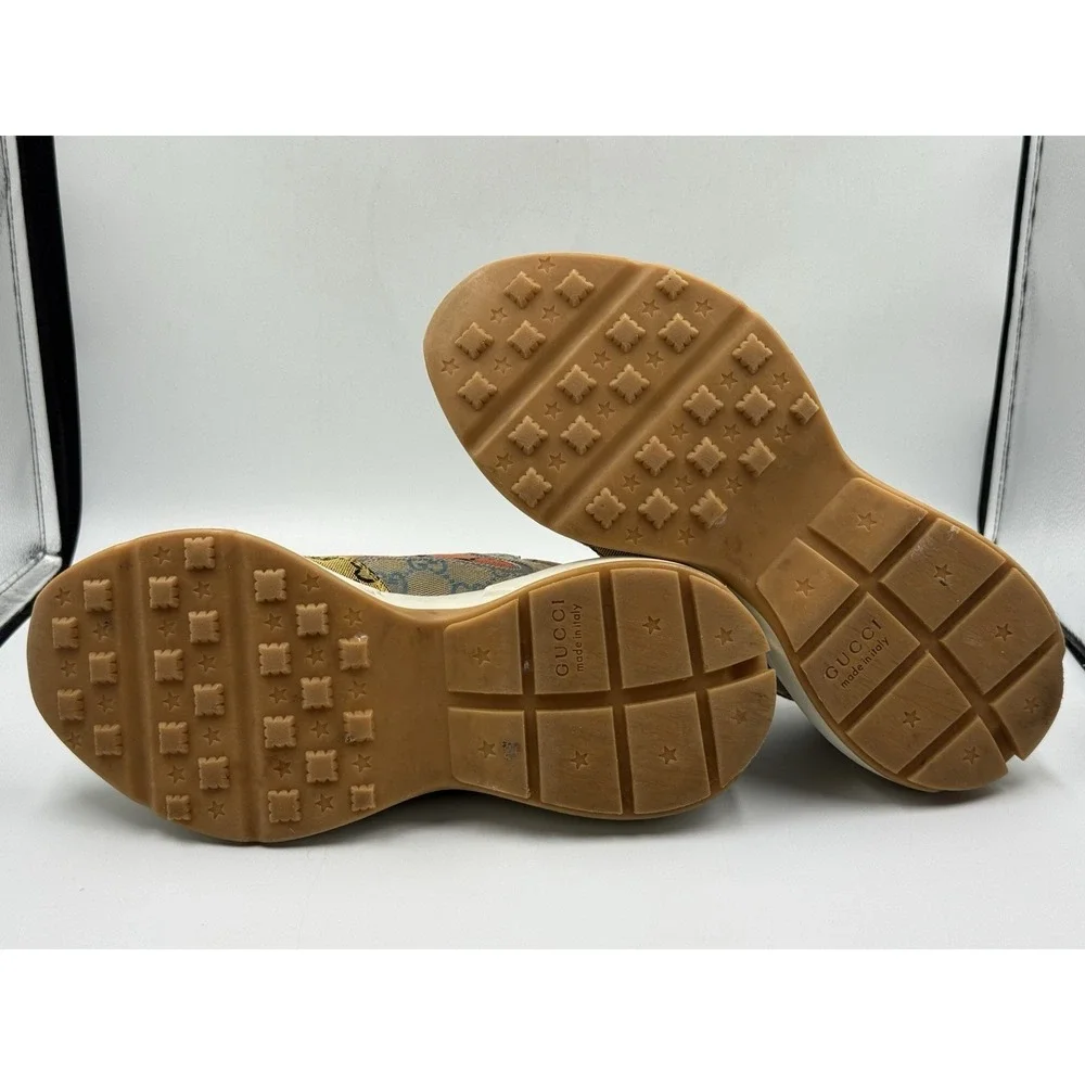Gucci Rhyton GG Sneakers US 11.5‎ Multi Monogram Canvas Low Top Runners